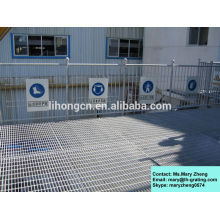 Steel ball welding with steel pipe handrail